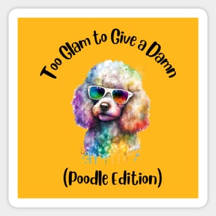 Rainbow Poodle Sticker